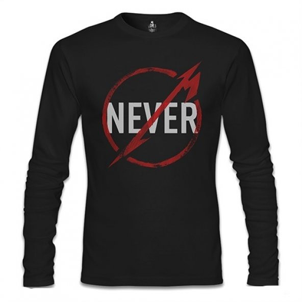 Metallica Sweatshirt - Never Logo