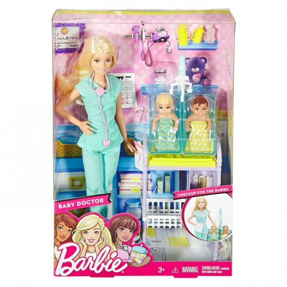 Barbie Ben Büyüyünce Meslek Bebekleri Çocuk Doktoru Seti