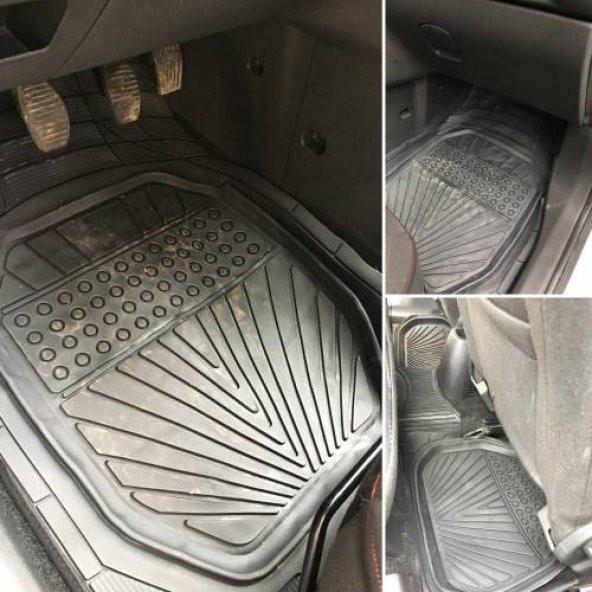 TOYOTA AURİS 3d Havuzlu Oto Paspas 5 Parça Siyah (kesilebilir) - 3