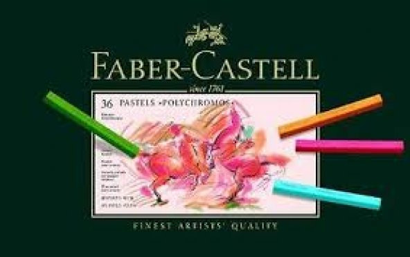Faber Castell Polychromos Pastel Boya Kalemi 36 Renk Karton Kutu
