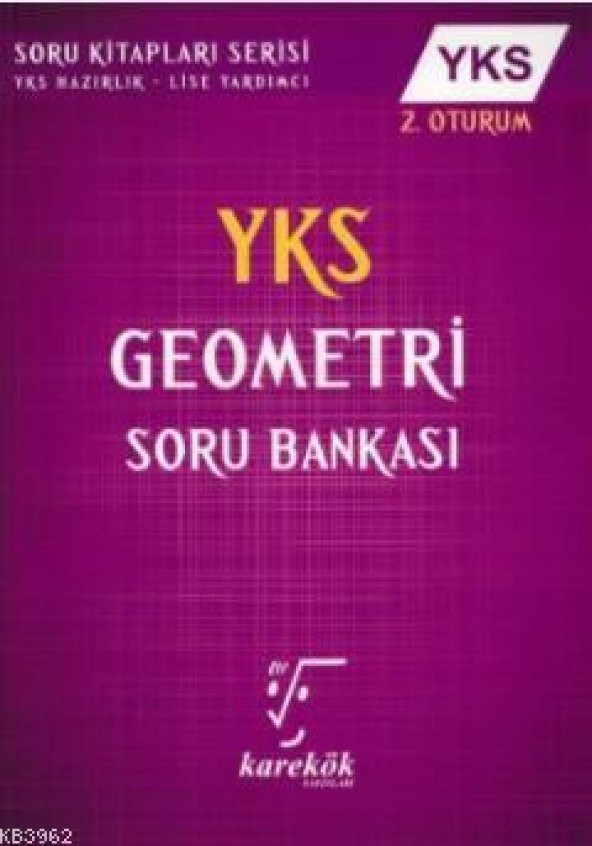 YKS 2. Oturum Geometri Soru Bankası karekök Yayınları