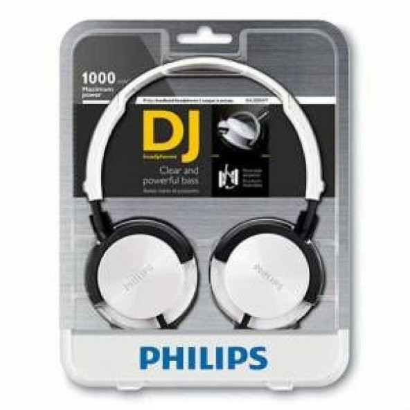 Philips SHL3000 Beyaz Kafa Bantlı Kulaklık