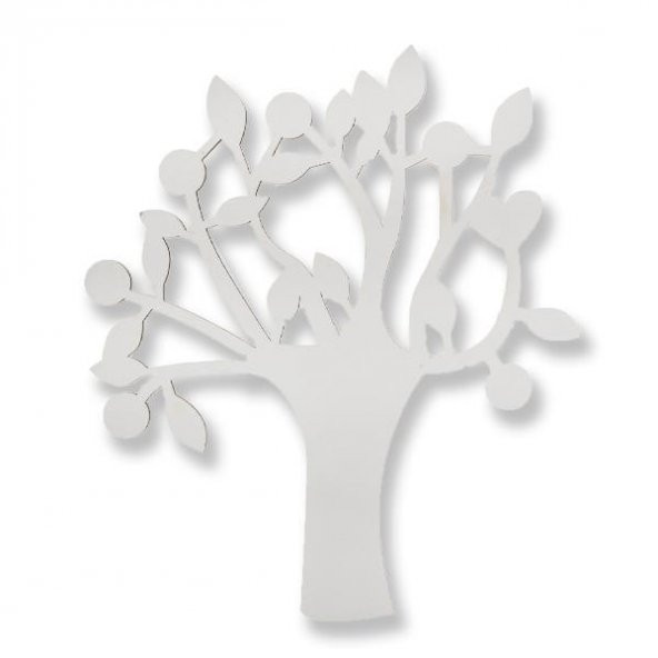 50 Adet 8x9cm Ahşap Ağaç Hayat Ağacı - 2