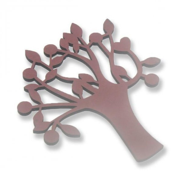 50 Adet 8x9cm Ahşap Ağaç Hayat Ağacı - 3