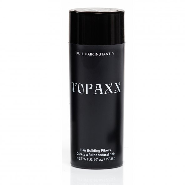 TOPAXX Dolgunlaştırıcı Saç Fiber Tozu Siyah/Black 27,5 gr