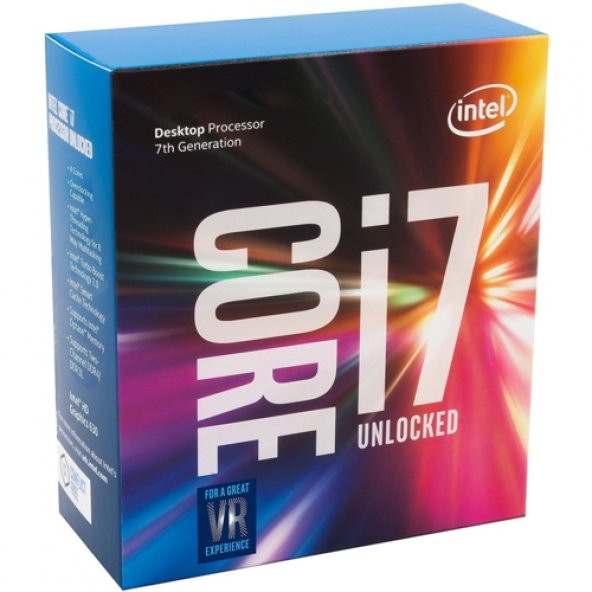 Intel i7-7700K 4.20 GHz 8M 1151p FANSIZ