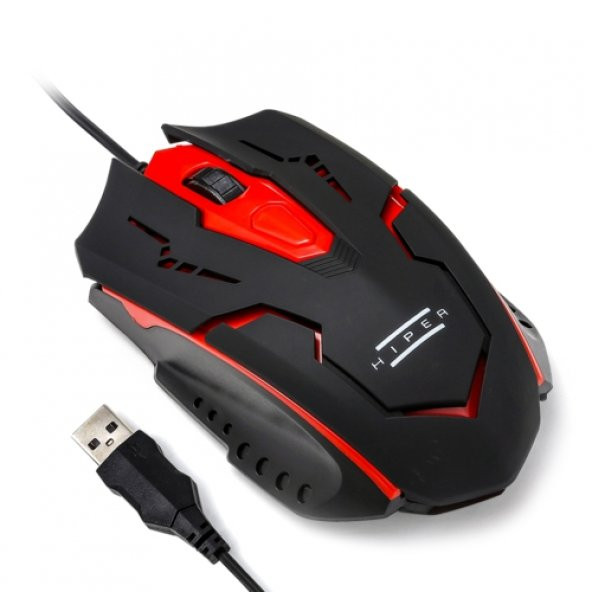 Hiper X-40S Gaming USB Kablolu Siyah Mouse