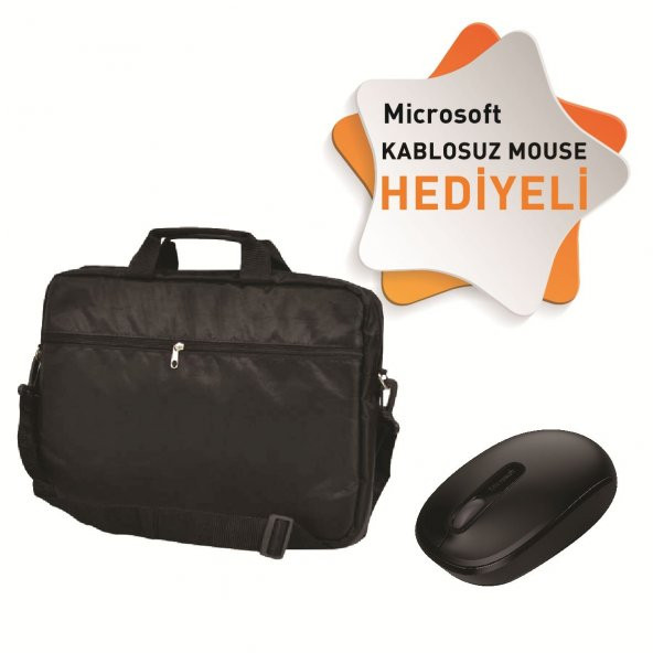 CLASSONE CLASSONE Microsoft 7MM Kablosuz Mouse + Notebook Çantası BND100-M