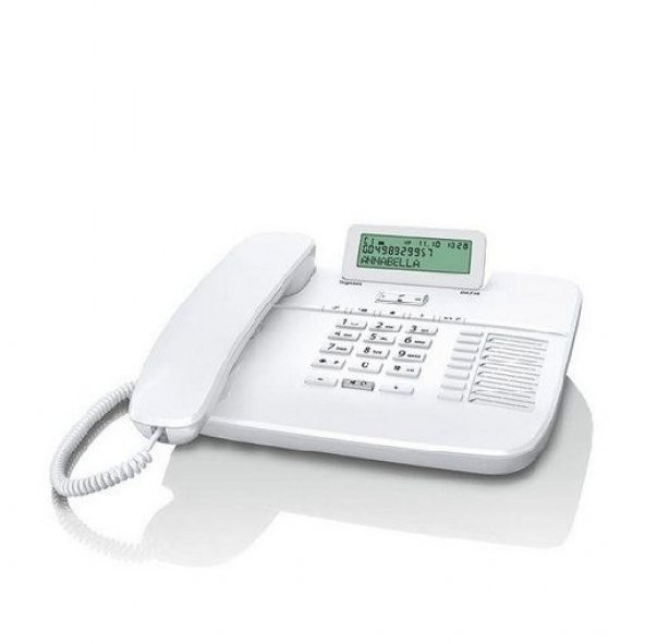 GIGASET GIGASET Kablolu Caller ID 100 Rehber Beyaz Telefon DA710-WHITE