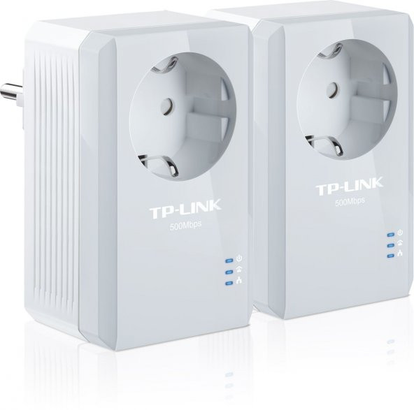 TP-LINK TP-LINK 500Mbps Tak-Kullan Enerji Tasarruflu Powerline Adaptör TL-PA4010PKIT