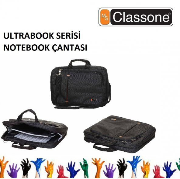 CLASSONE CLASSONE 13-14-15.6 Ultracase Serisi Siyah Notebook Çantası UL160