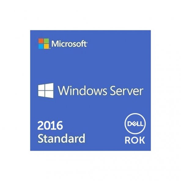 DELL DELL Windows Server 2016,Standard,ROK,16CORE (forDistributor sale only) W2K16STD-ROK