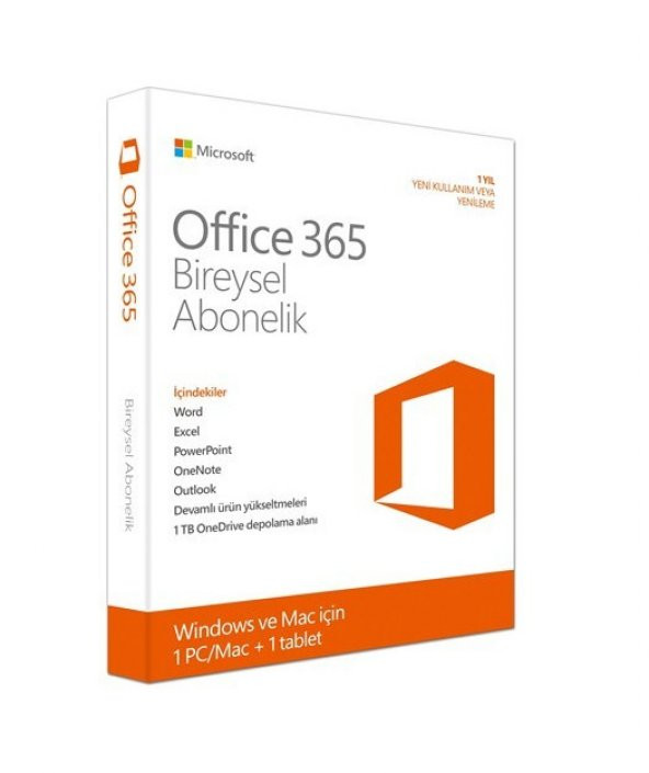 MICROSOFT Office 365 Bireysel Türkçe