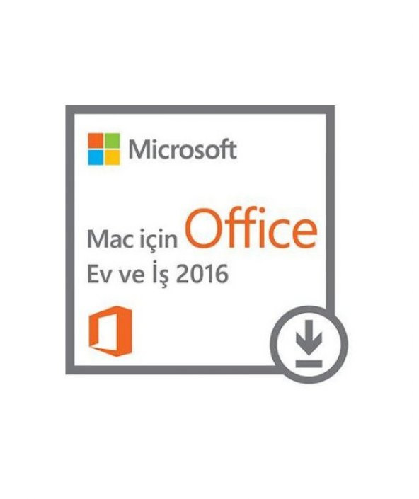 MICROSOFT Office Mac Ev ve İş 2016 - Elektronik Lisans