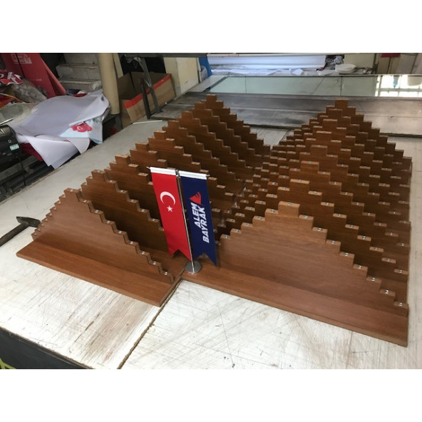 17 Li Türk İmparatarolukları Bayrak Seti - 4