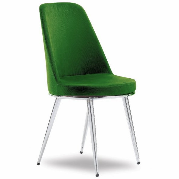Mavievim Mutfak Sandalyesi (Kumaş) Sandalye Haki Yeşil