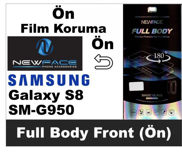 Samsung Galaxy S8 Full Body Komple Ön Koruma - Nano Film