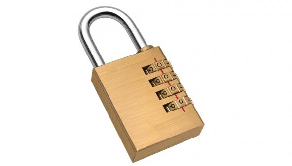 KALE ŞİFRELİ ASMA KİLİT PİRİNÇ 40 MM 4 HANELİ ürün görseli