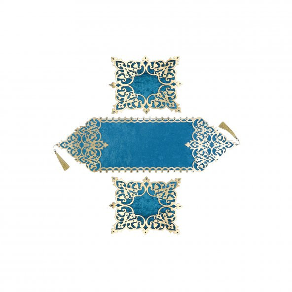 OSMANLI KADİFE DERİ 3 PARÇA LUX RUNNER SET - 4