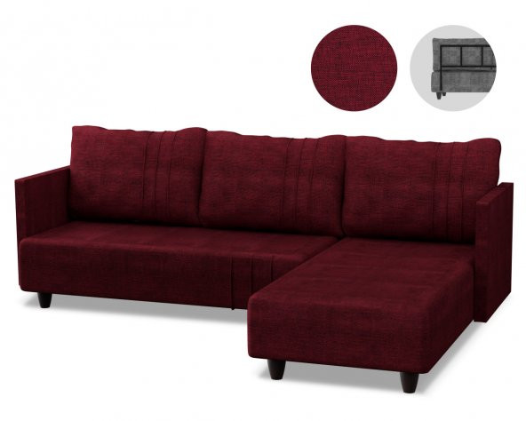 GAGA MOBİLYA  SÜLÜN KÖŞE TAKIMI (SAG-SOL) - 3