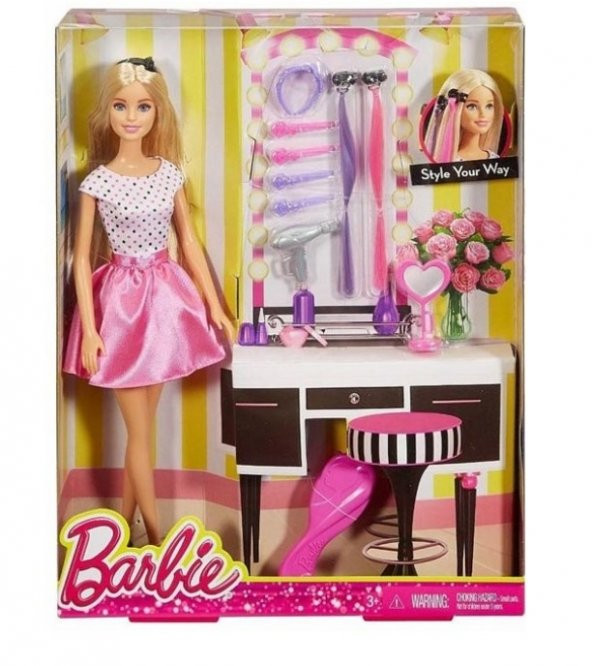 Barbie Saç Tasarımları Seti