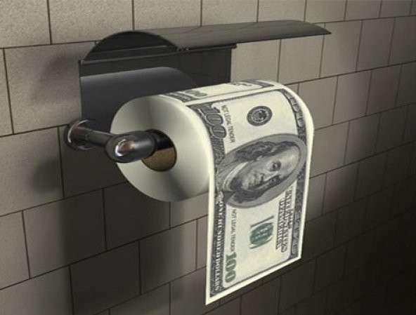 Dolar & Euro Tuvalet Kağıdı