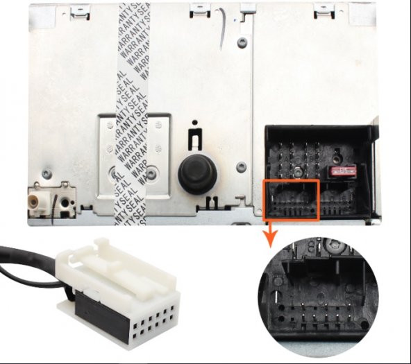 SEAT USB SD AUX Aparatı 2004-2014 VW/Audi/Skoda/Seat 12pin CD CHANGER - 3