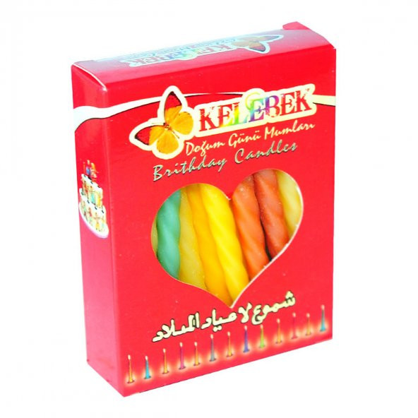 Kelebek Gelin Mumu 22 Adet - 3