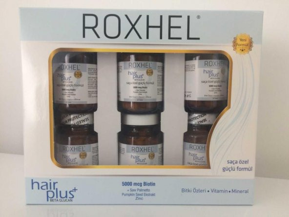 Roxhel Hair Plus Tablet 6lı Set 6x60ad