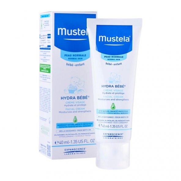 Mustela Hydra Bebe Face Cream 40 ml (Yüz Kremi)