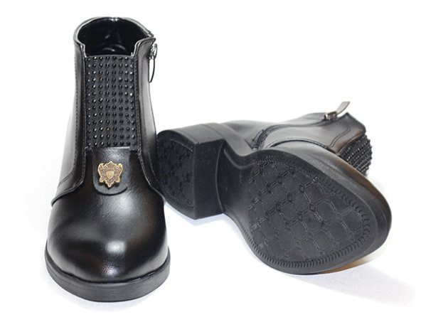 Taşlı Fermuarlı Bot - 3