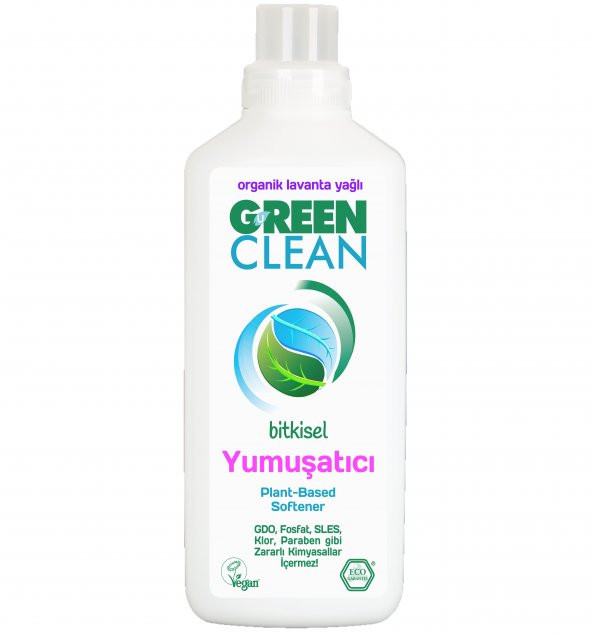 U Green Clean Organik Lavanta Yağlı Bitkisel Yumuşatıcı 1000 Ml