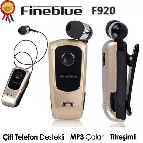 FineBlue F920 Titreşimli Makaralı Kablosuz Bluetooth Kulaklık