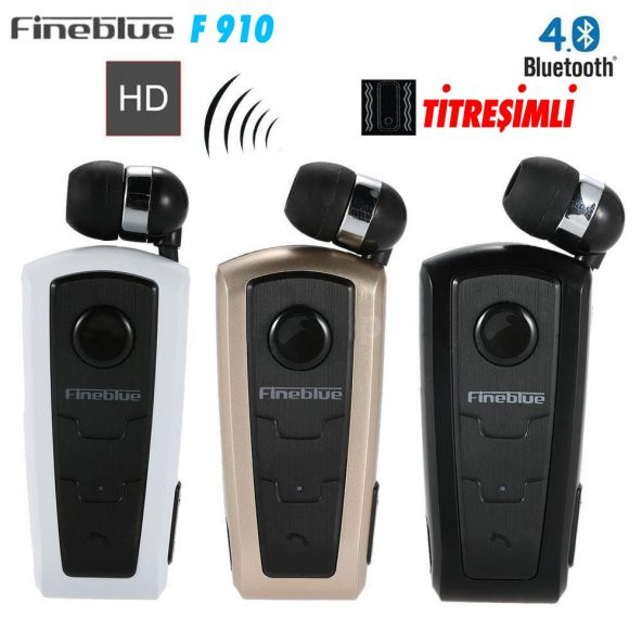 FineBlue F910 Titreşimli Makaralı Kablosuz Bluetooth Kulaklık