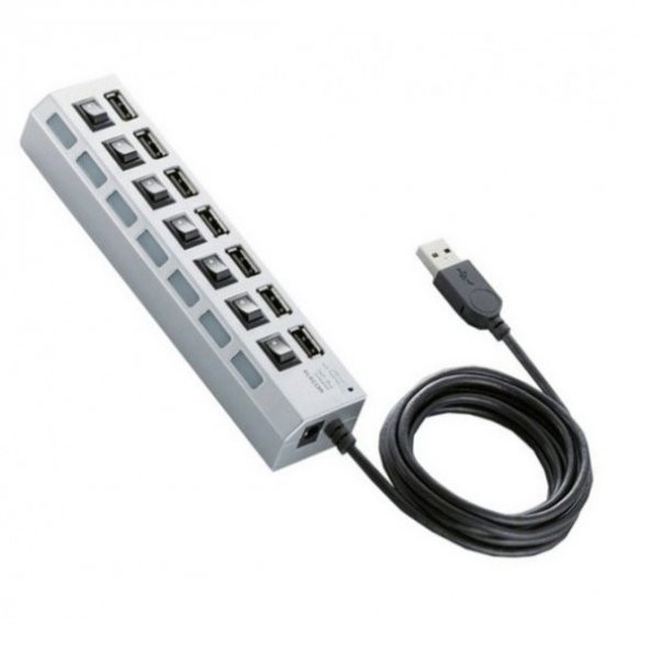 7 Port USB Çoklayıcı ON-OFF lu PG287