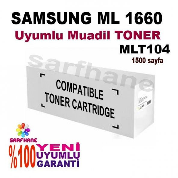 Samsung ML-1660, SCX-3200 Muadil toner MLT-D104