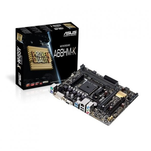 ASUS A68H-MK DDR3 SATA3 DVI PCIe 16X v3.0 FM2 ATX - 10