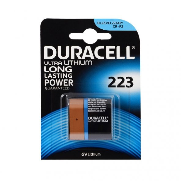 Duracell Ultra Lityum 223 6V Pil