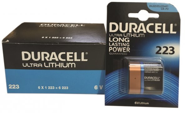 Duracell Ultra Lityum 223 6V Pil 1 Kutu (6 Adet)