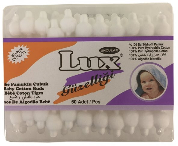 Lux Bebe Pamuklu Çubuk 60lı 6 Adet