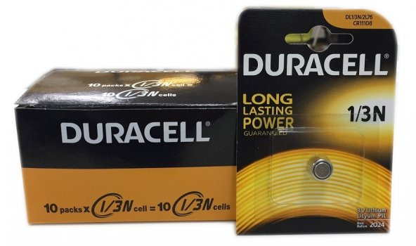 Duracell 1/3N Pil (10 Adet)