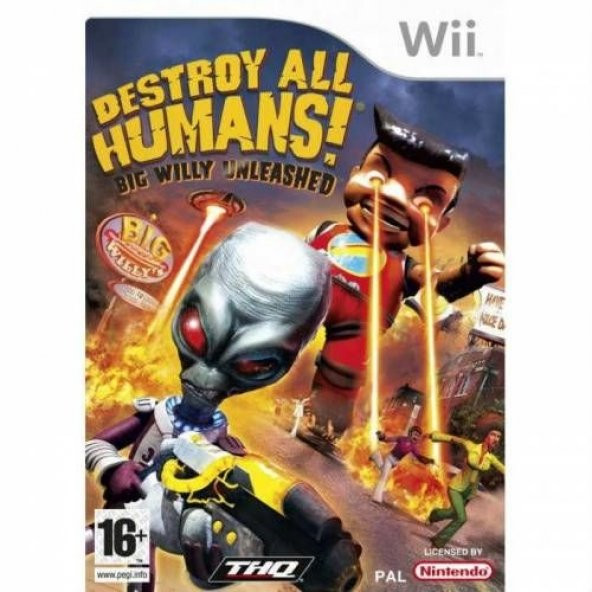 Destroy All Humans Big Nintendo Wii Oyun PAL