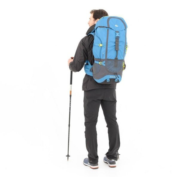 FORCLAZ TREKKING SIRT ÇANTASI - 60 LİTRE - MAVİ QUECHUA - 2