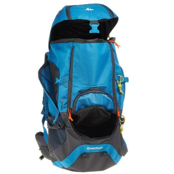 FORCLAZ TREKKING SIRT ÇANTASI - 60 LİTRE - MAVİ QUECHUA - 4