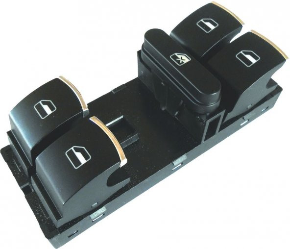 VW Golf 6 Cam Düğmesi Cam Anahtarı 4 lü Krom