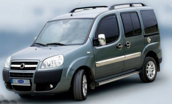 Fiat doblo ayna kapağı krom nikelaj 2001-2009 - 2