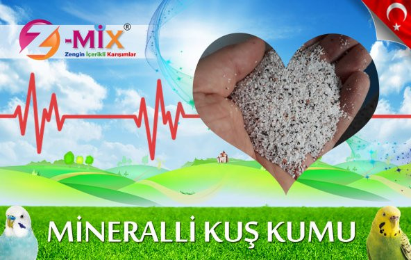 Z-Mix Mineralli Kuş Kumu 1Kg