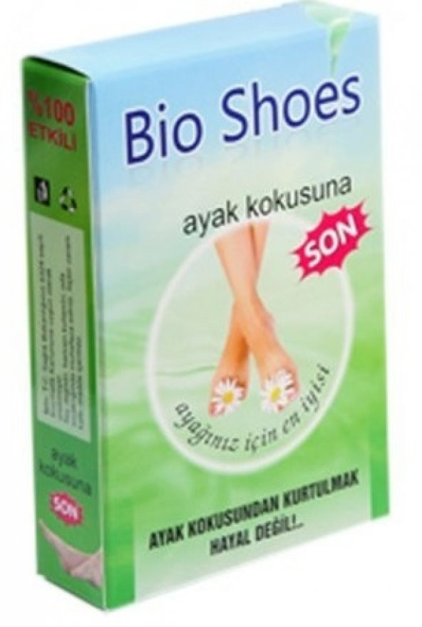 Ayak Kokusu Giderici Bio Shoes Ayakkabı İçi Koku Önleyici Toz