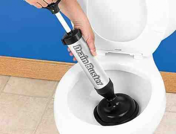 Drain Buster Çift Başlı Pompa Lavabo Tuvalet Pompası