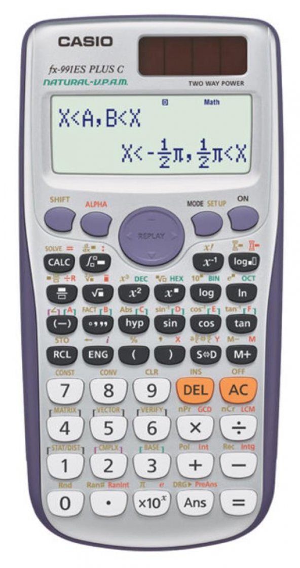 Casio FX-991/ES Plus 417 Fonksiyonlu Hesap Makinesi